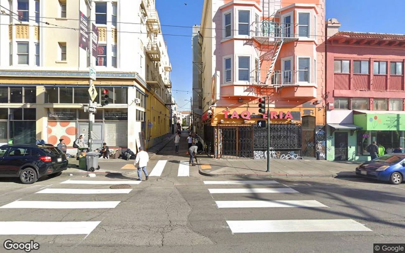 AI visualization of a proposed fix at 16th and Wiese. Not a photograph.
