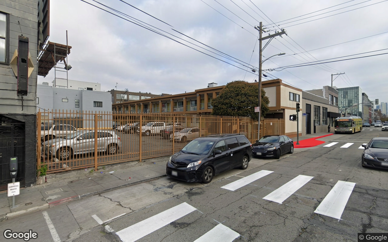 AI visualization of a proposed fix at Dore and Harrison. Not a photograph.